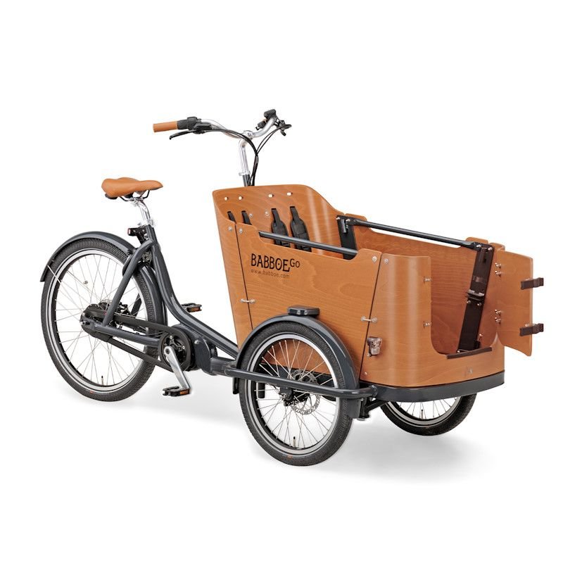 Babboe Go M – Vélo cargo électrique familial 3 roues